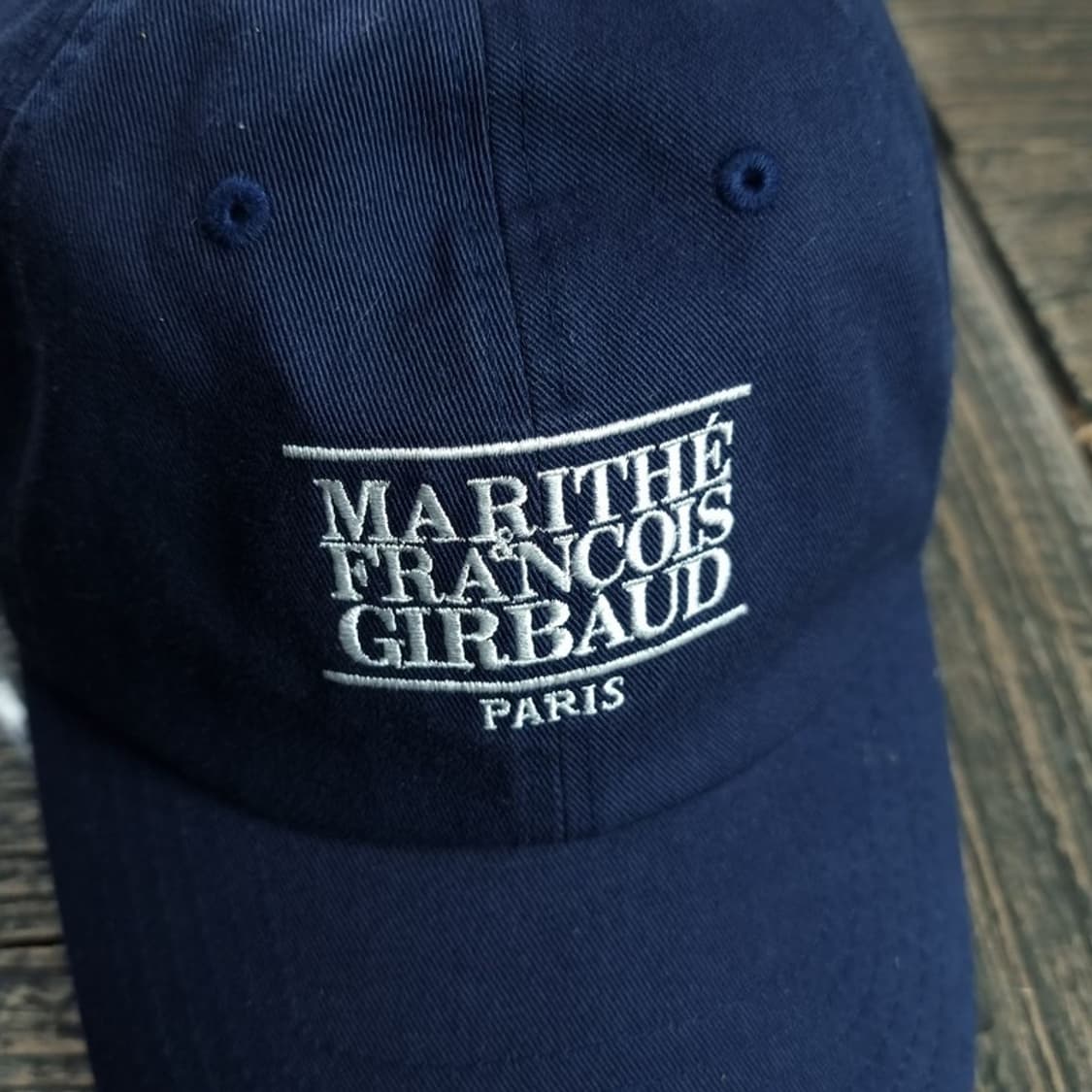 [마리떼프랑소와저버] 빅로고 자수 볼캡 네이비 M18615 상품이미지6