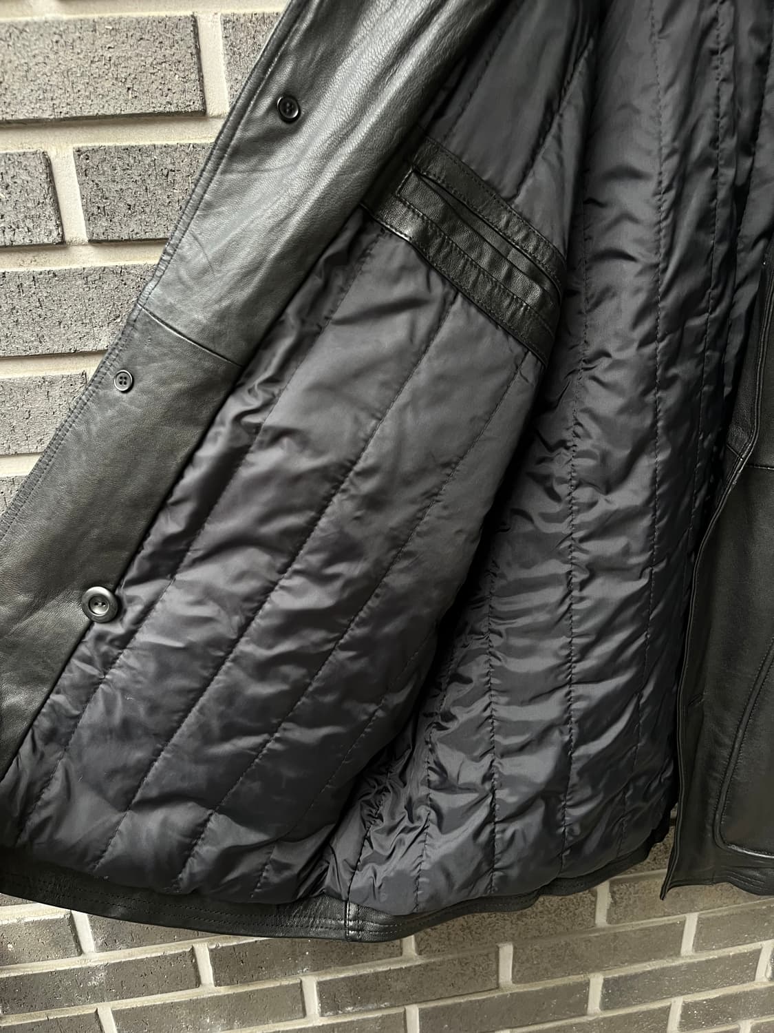 90s lambskin 양가죽 미디 자켓 상품이미지10