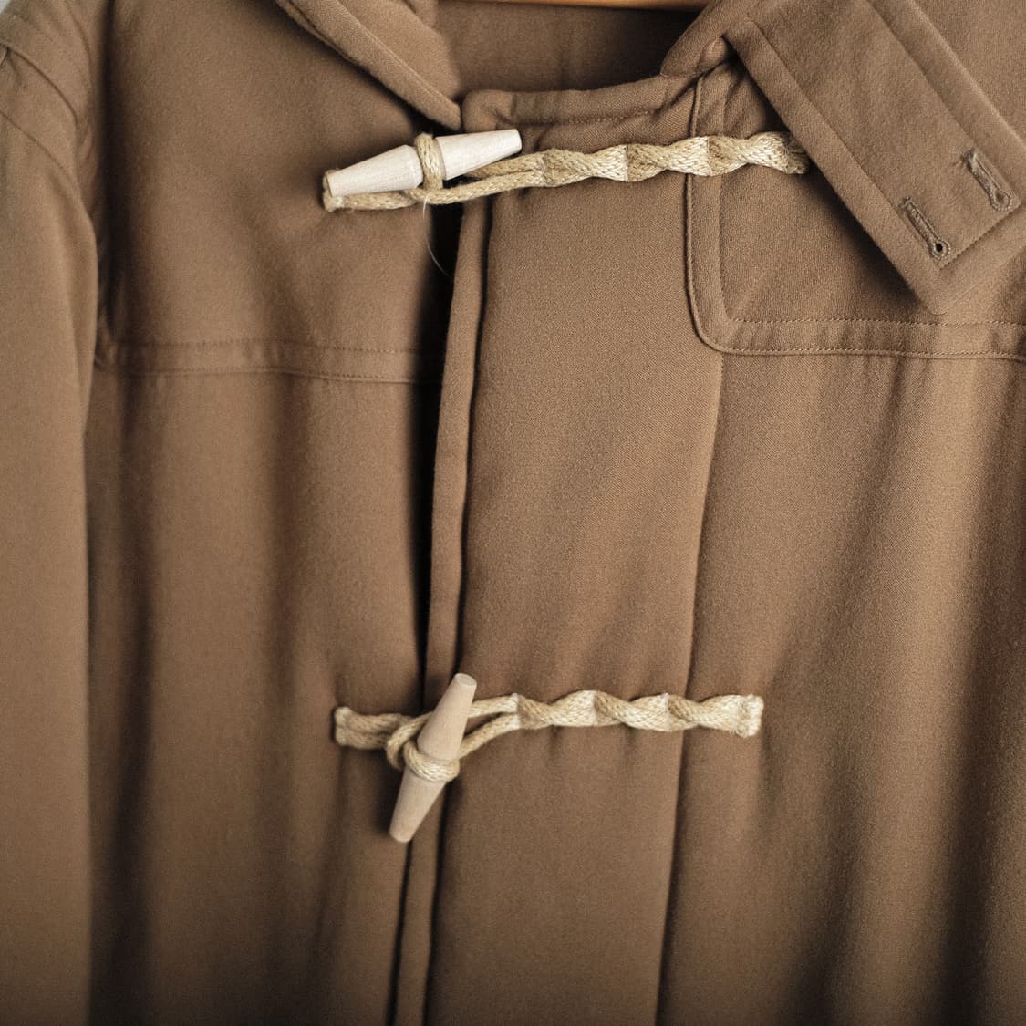 코모리 울 더플코트 베이지 2(100-105)사이즈 상품이미지6