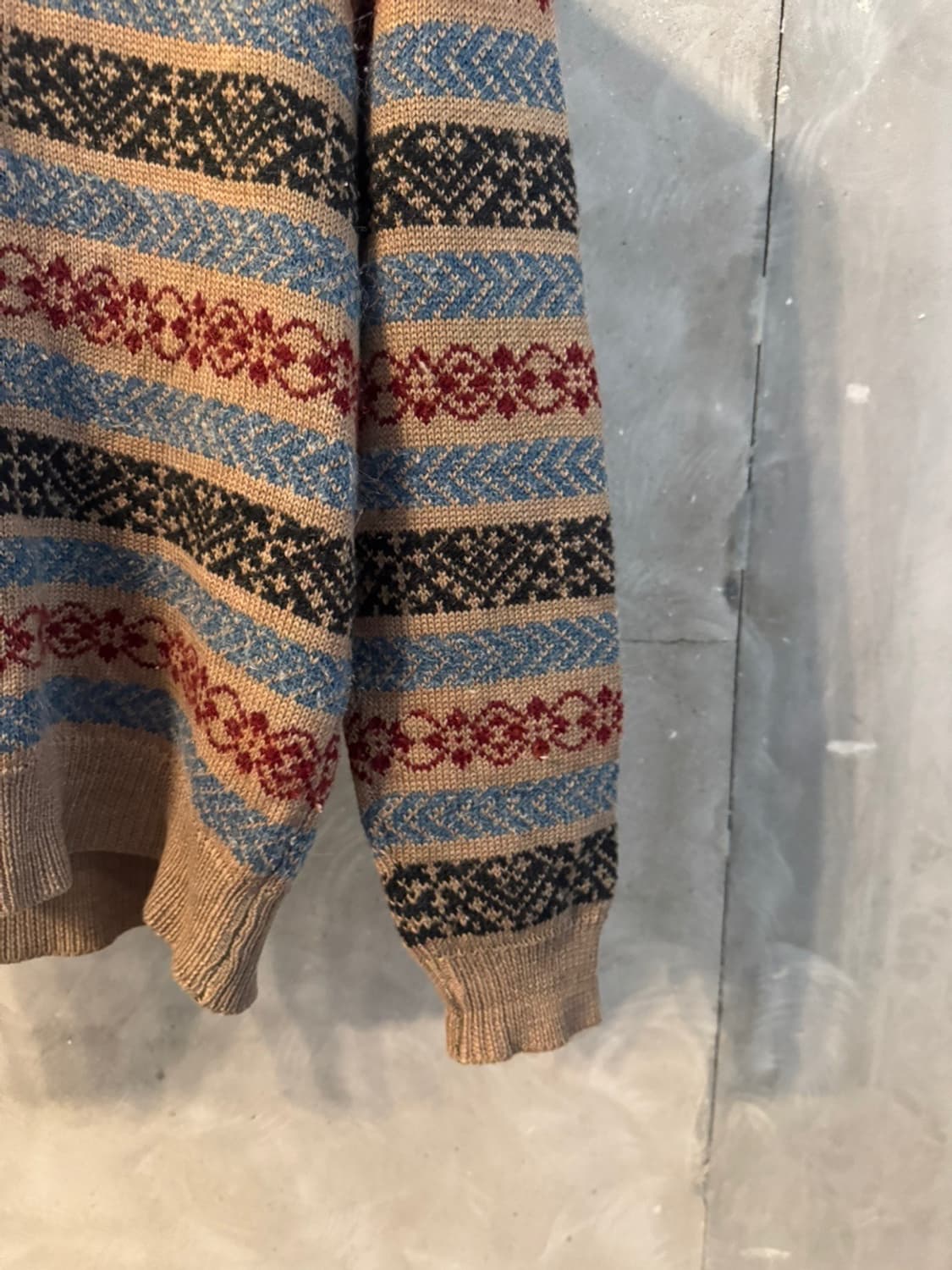 VTG 브리티시 페어아일 니트 100 상품이미지6