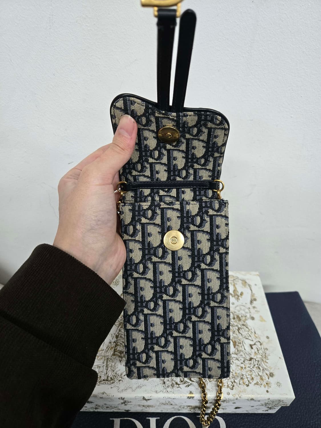 [보증서 정품] 디올 오블리크 폰홀더백 상품이미지2