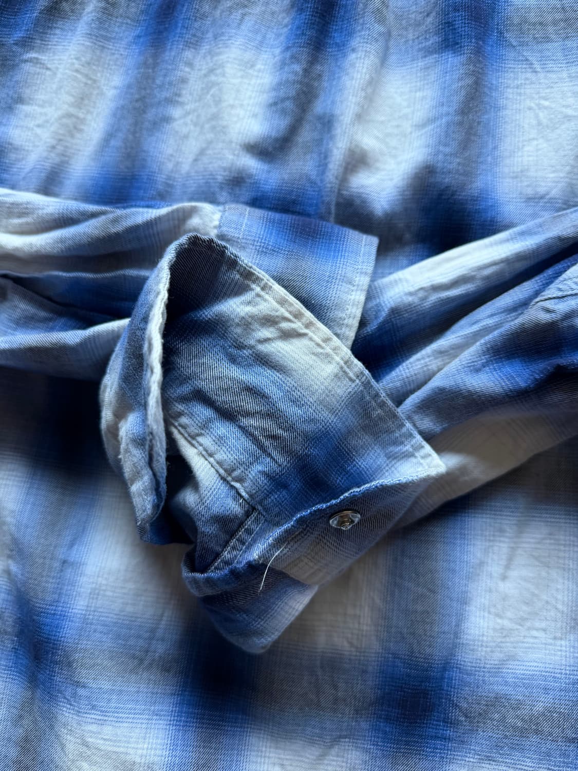 블라인드파일즈 옴브레셔츠 블루 (1) 상품이미지7