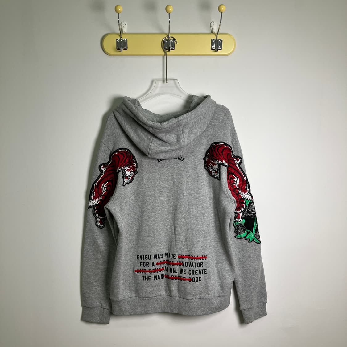 19FW Evisu 에비수 호랑이 스카쟌 후드티 100 상품이미지2