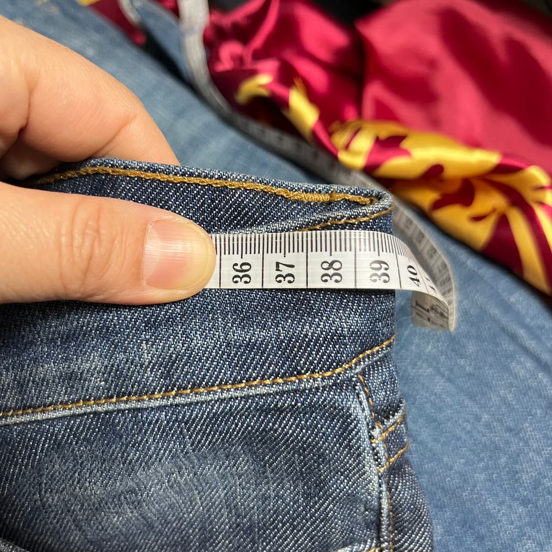 쥬시 꾸뛰르 부츠컷 데님 진청 27 상품이미지4