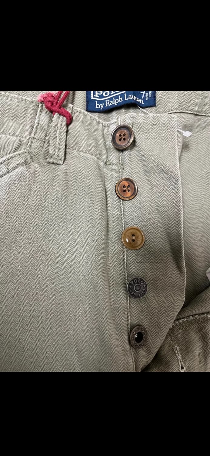 폴로 랄프로렌 데미지드 유틸리티 치노 퍼티그 팬츠 31 밀리터리 상품이미지3