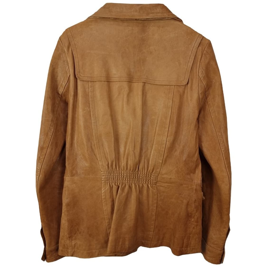 [잇미샤] 리얼 쉽스킨 양가죽 멀티 포켓 레더 필드 자켓 M19995 상품이미지3