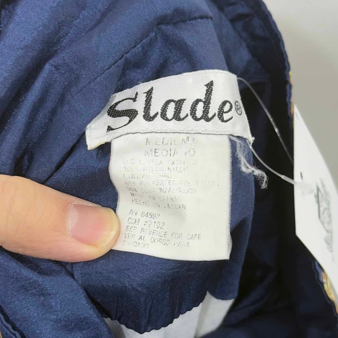 90s Slade 패턴 바람막이 자켓 상품이미지4