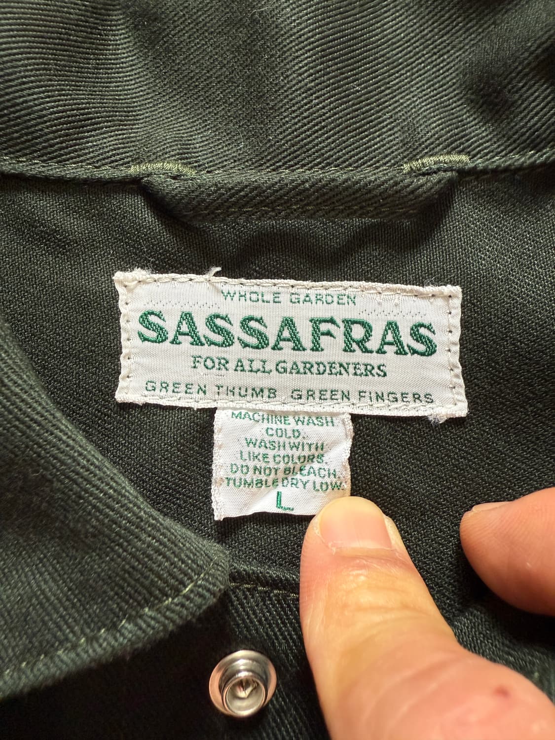 SASSAFRAS 사사프라스 WHOLE GARDEN JACKET Dark 상품이미지7