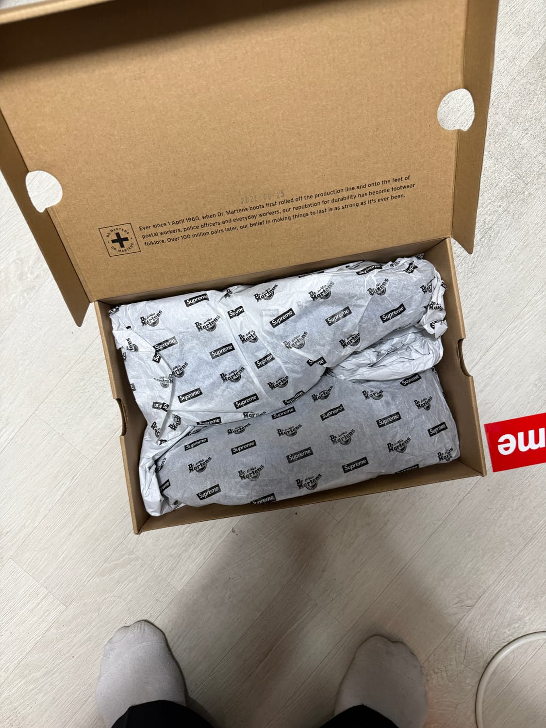 [새상품] 슈프림 x 닥터마틴 1461 UK9.5 로얄 상품이미지2