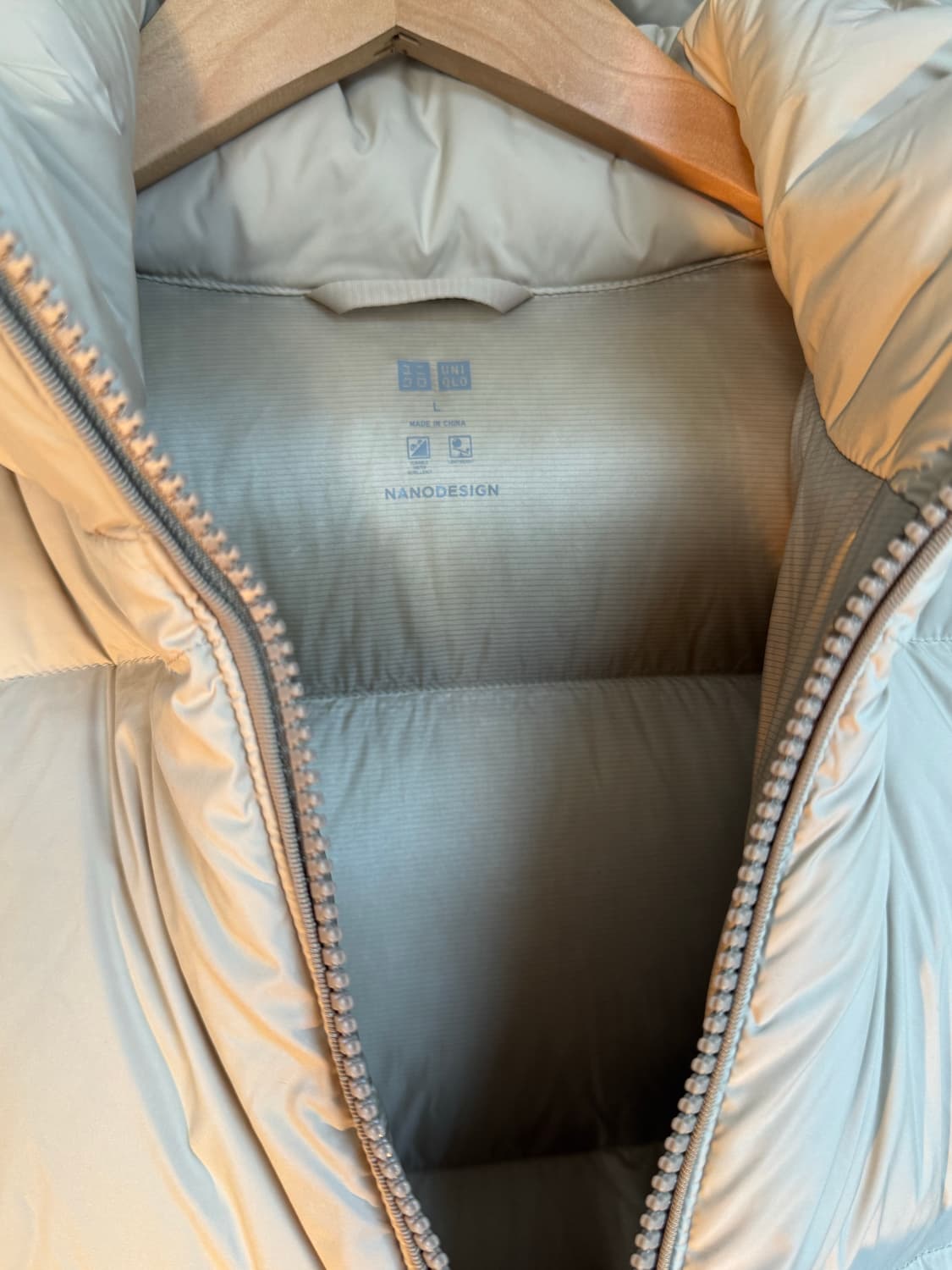 [L]유니클로 파우더 소프트 다운자켓 패딩 상품이미지3