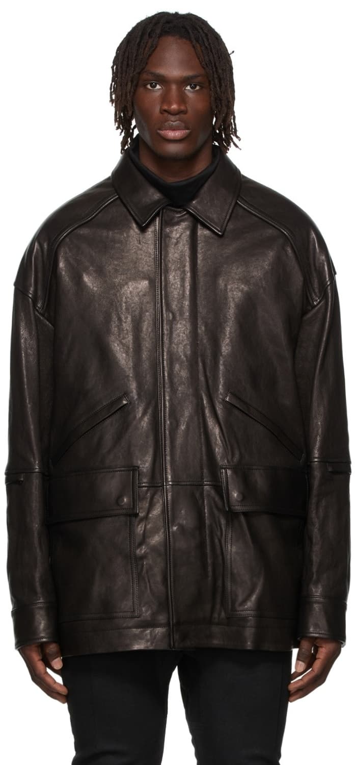 준지 289레더자켓 46사이즈 상품이미지2