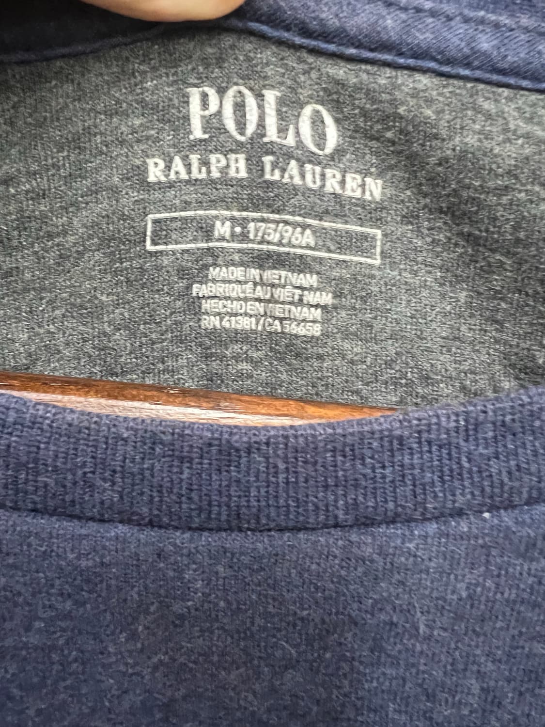 폴로 네이비 긴팔티  상품이미지2