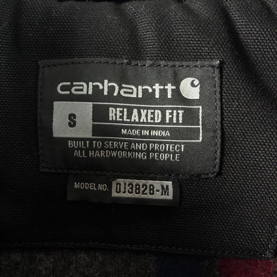 Carhartt  칼하트 디어본 캔버스 디트로이트 블랙 자켓  상품이미지6