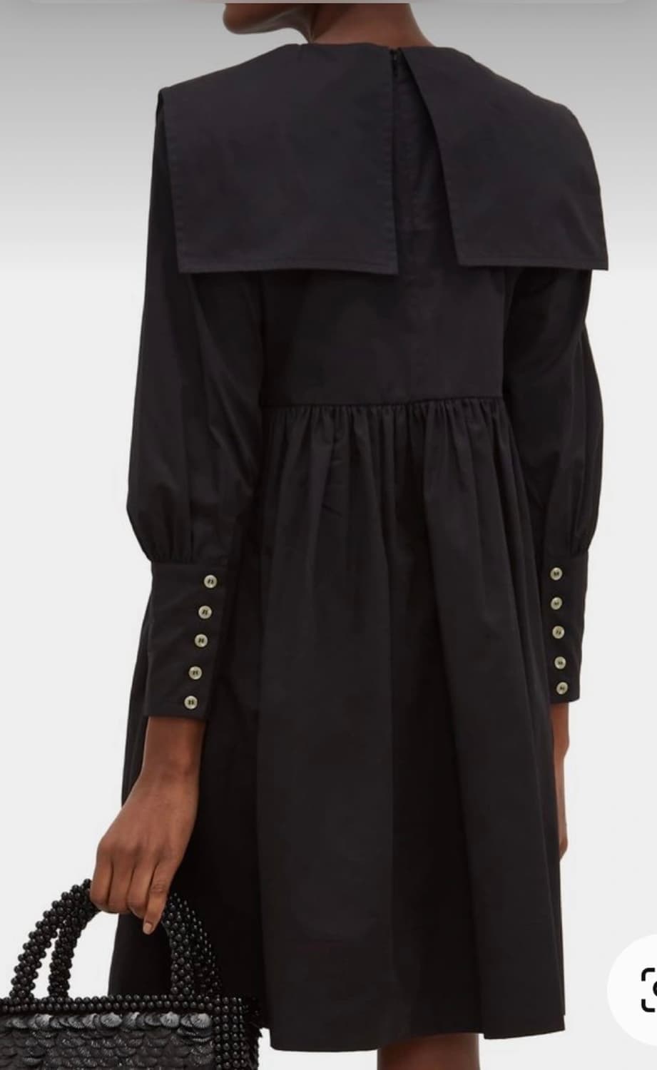 [몰리고다드] 세일러 블랙 드레스 uk8 상품이미지3