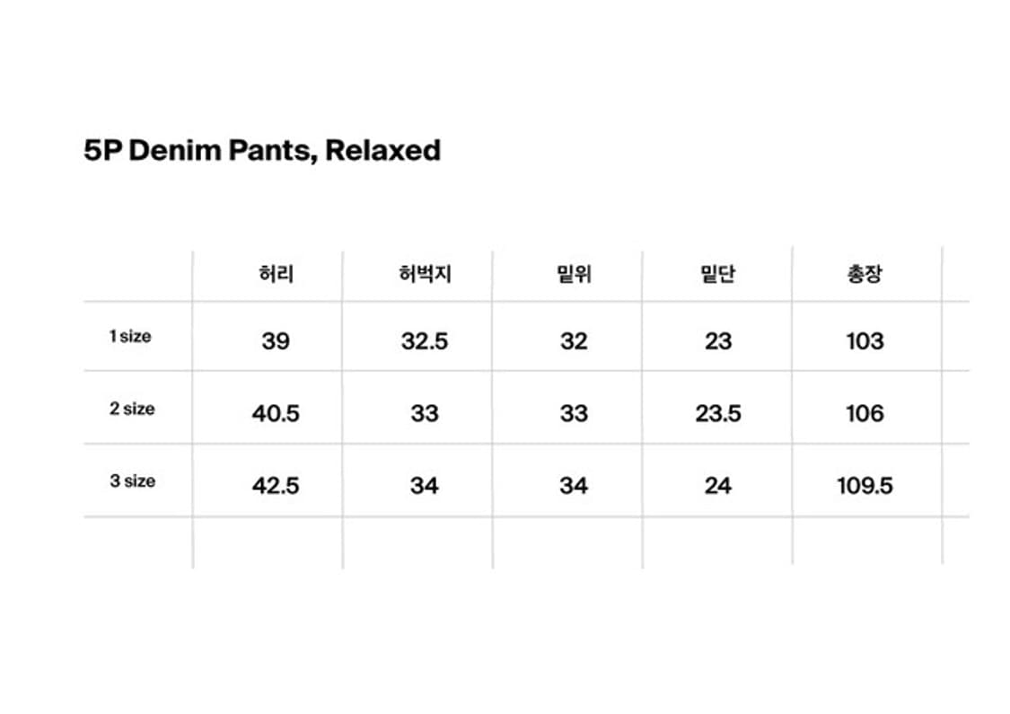 ham Relaxed) 5P Denim Pants 3size + 토트백 상품이미지3