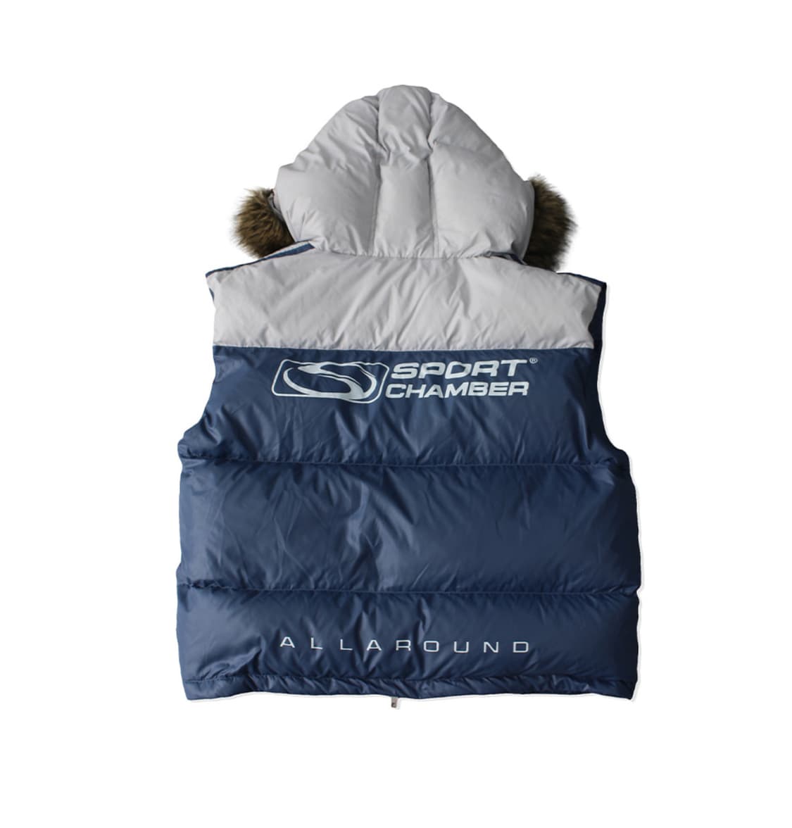 스포츠챔버 트랙 덕다운 베스트 블루 2사이즈 상품이미지2