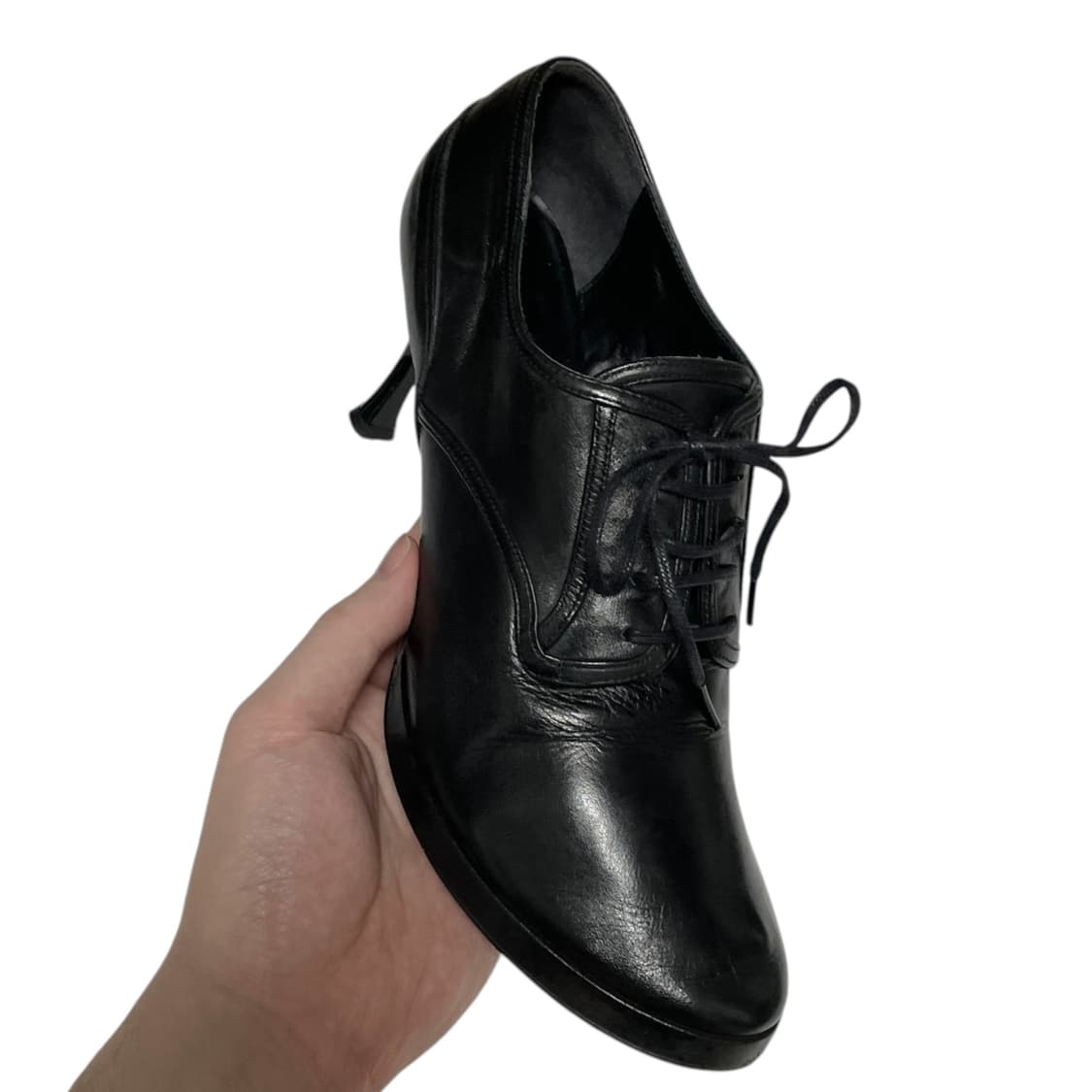 요지 야마모토 레이스업 커브드힐 2006SS 상품이미지6