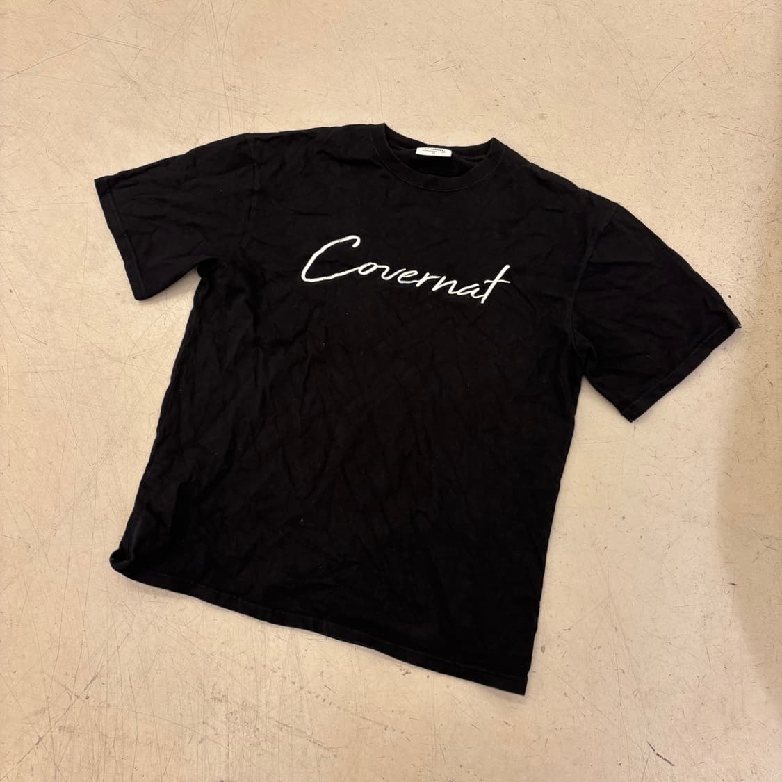 커버낫 빅로고 블랙 반팔티 상품이미지1