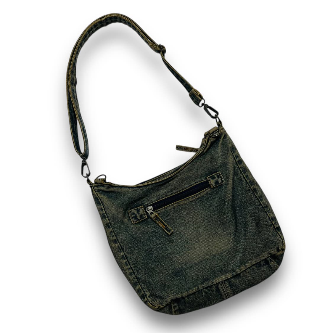 ES-CARTE y2k 다잉 워시드 데님 빈티지 크로스백 상품이미지5