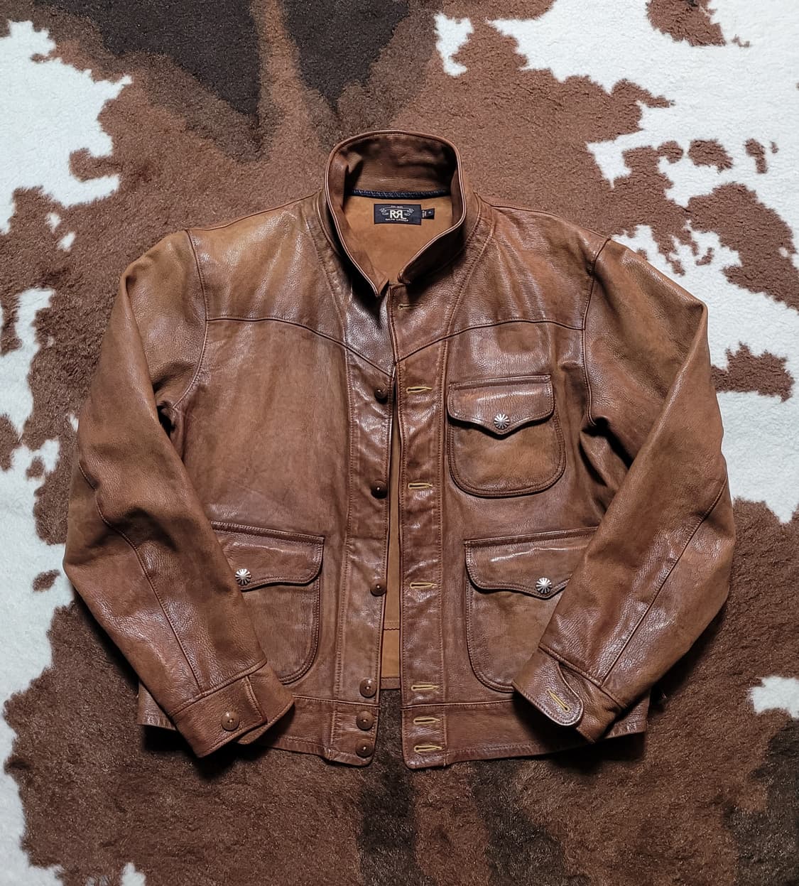 RRL 남성용 염소가죽 자켓(XL) 상품이미지4