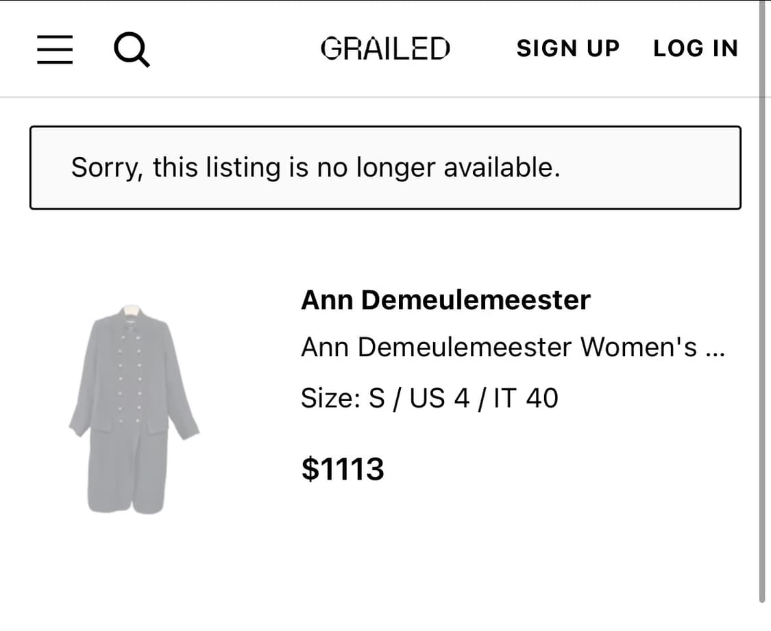 앤드뮐미스터 09aw 나폴레옹 코트 상품이미지7