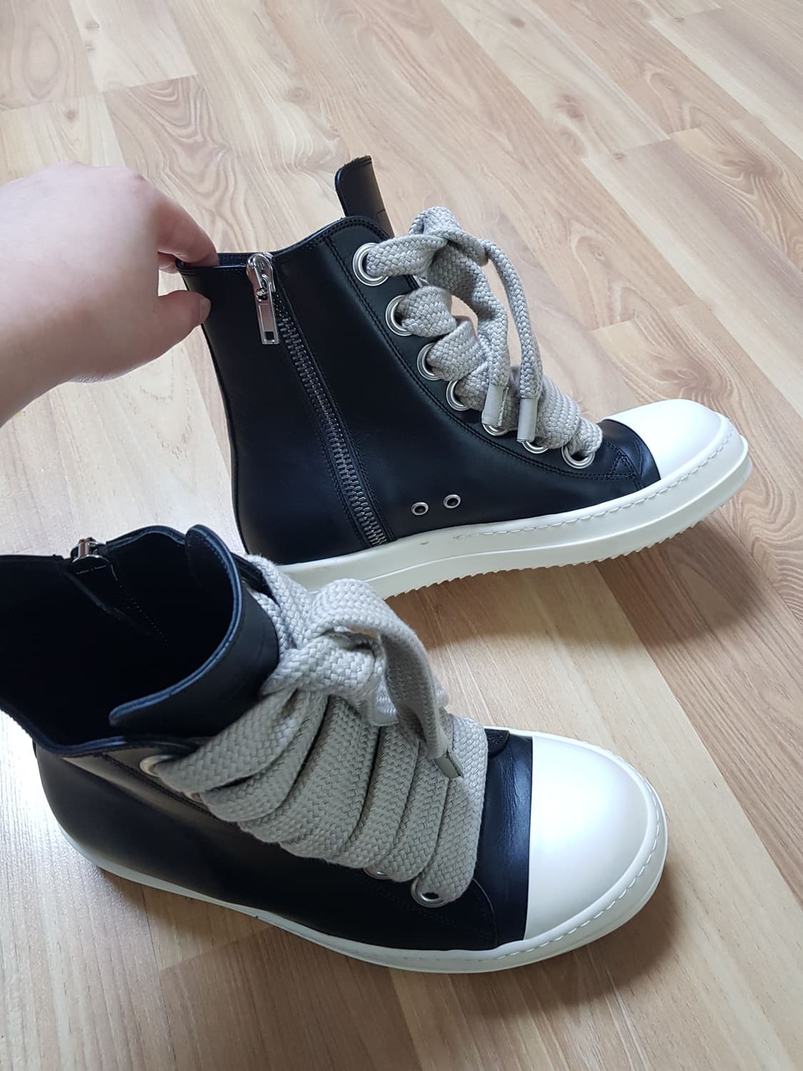 릭오웬스 점보레이스 라몬즈 LPO 하이탑 스니커즈 상품이미지9