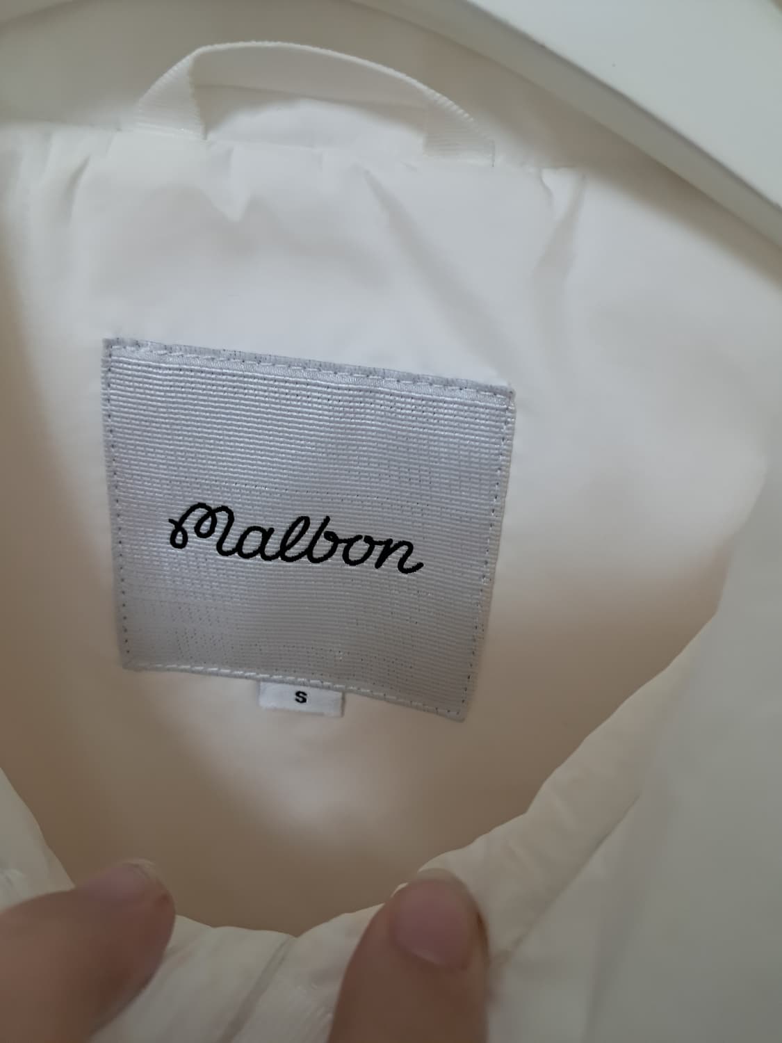 말본 골프 화이트 패딩조끼 상품이미지3