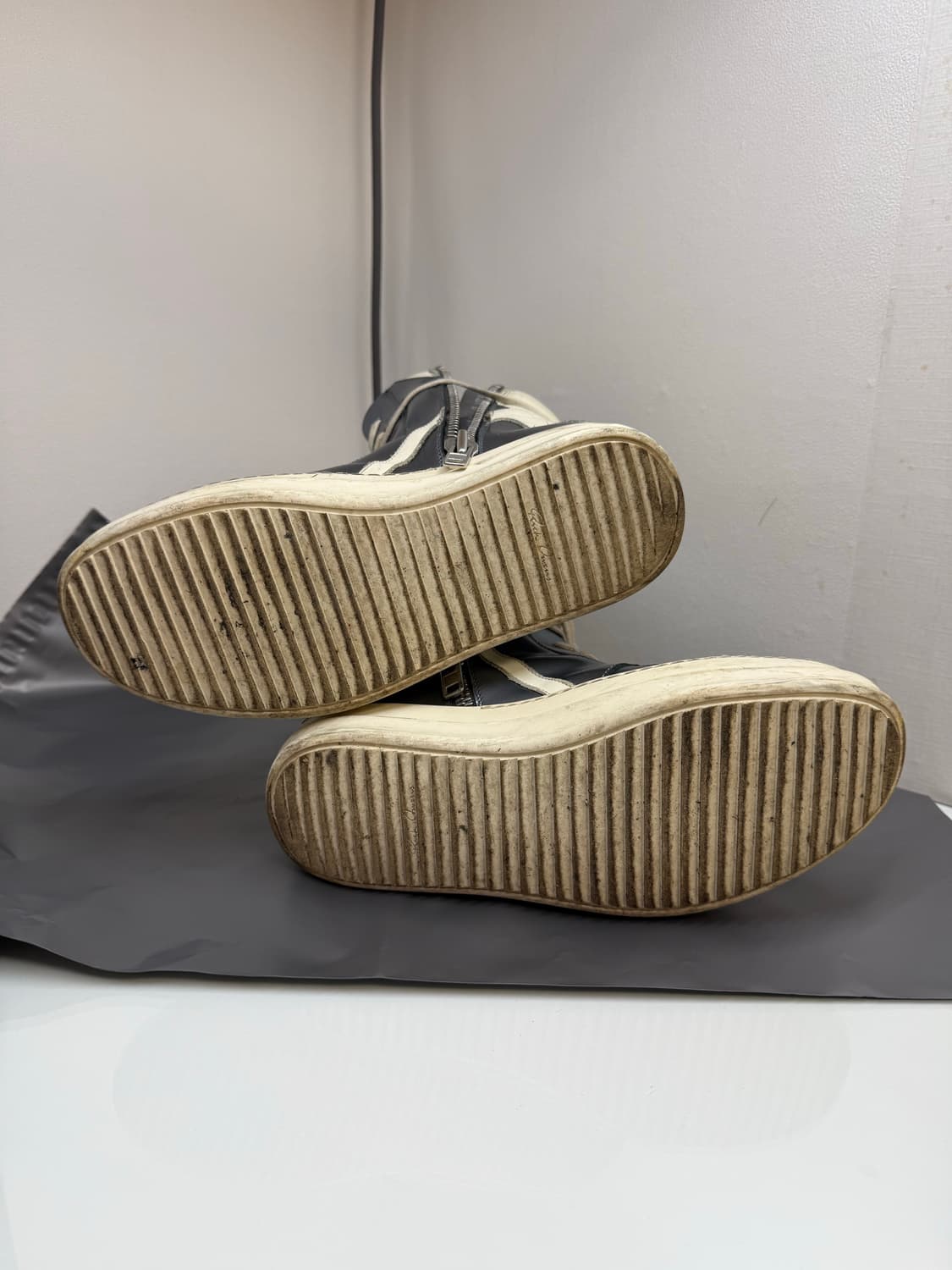 Rick Owens 지오바스켓 실버 상품이미지10