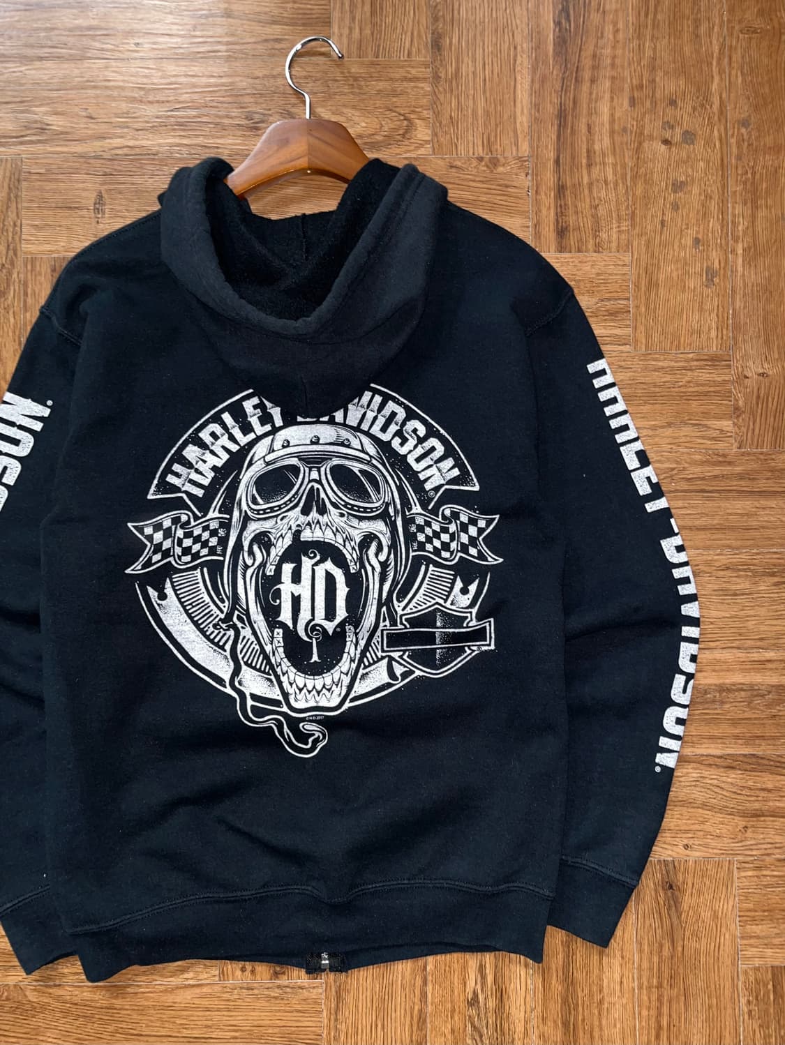 할리데이비슨 코리아 프린팅 후드집업 상품이미지5