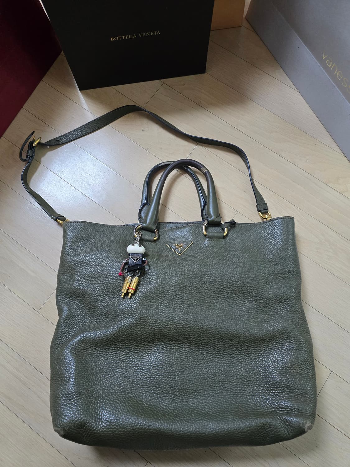 (정품)프라다 가죽 토트백 (미란다커 토드백) 상품이미지2