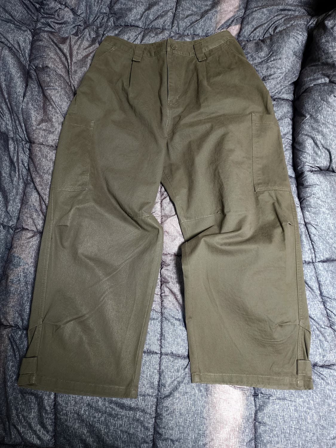 후브스 커브드 필드 포켓 팬츠 [카키브라운] XL 상품이미지2