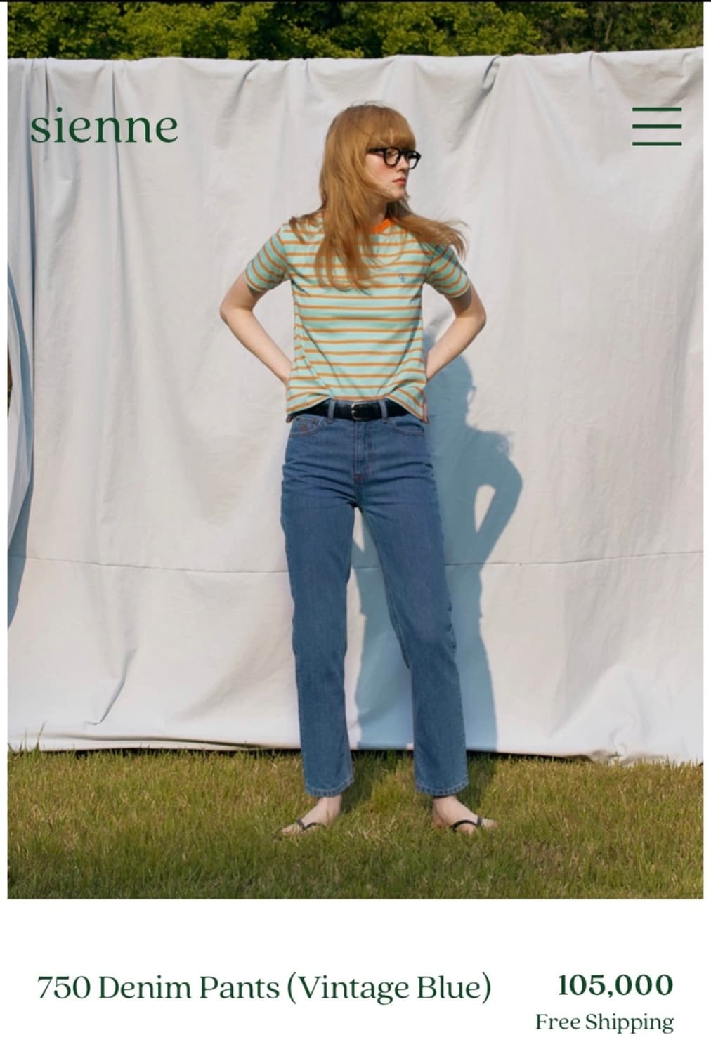 시엔드 750 데님 팬츠 상품이미지1