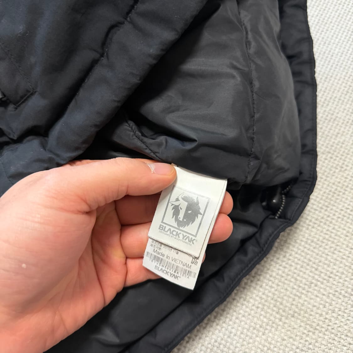 블랙야크 팀 후드 패딩 조끼 상품이미지3