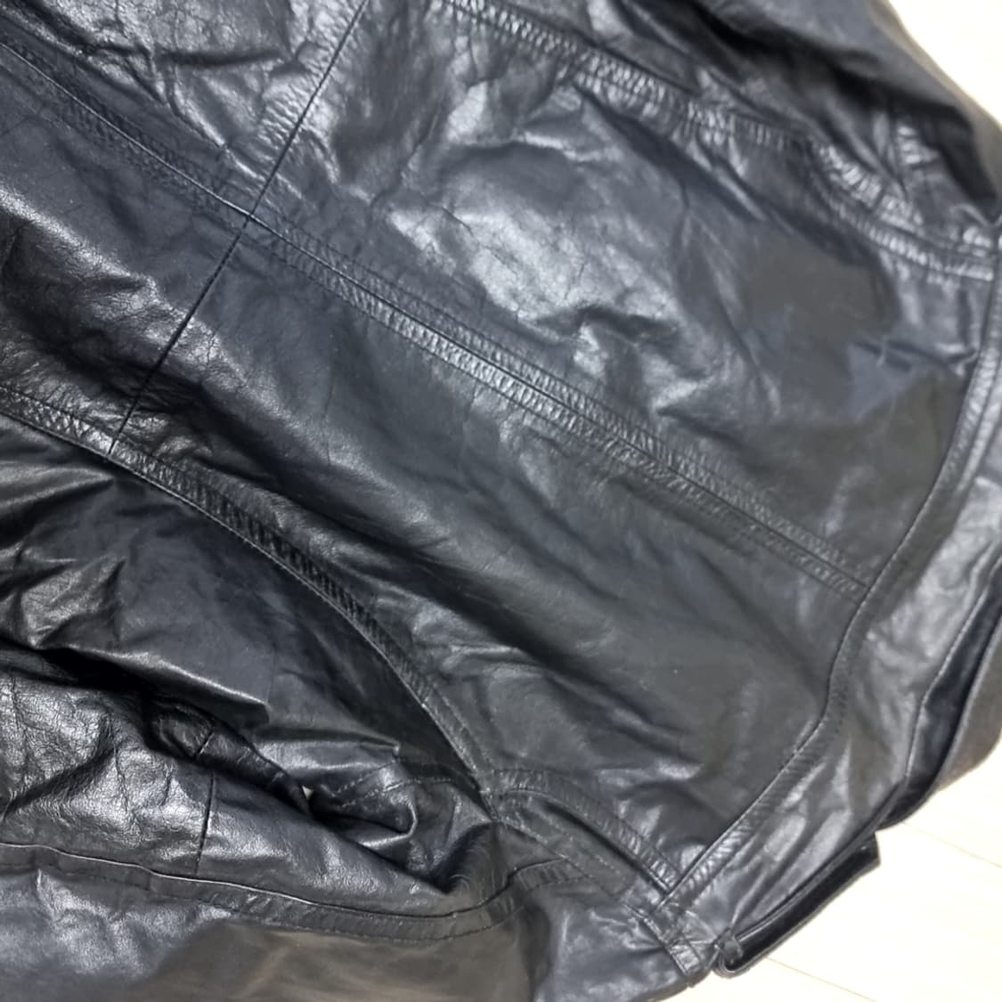 디젤 프리미엄 블랙 양가죽 사파리 자켓(95-100) 상품이미지9