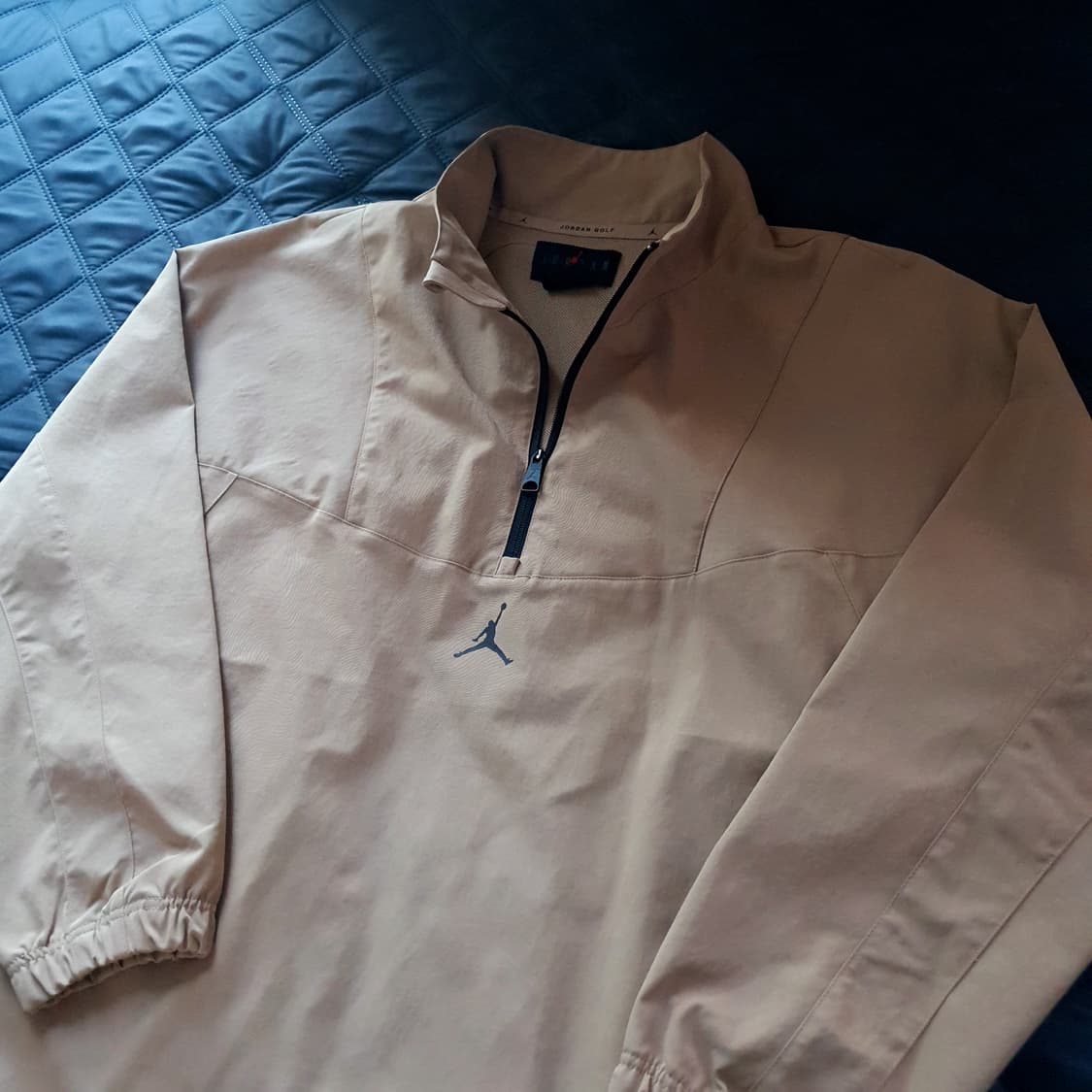 새제품XL(110)나이키 조던 골프 아노락 바람막이 자켓 베이지 브라운 상품이미지5