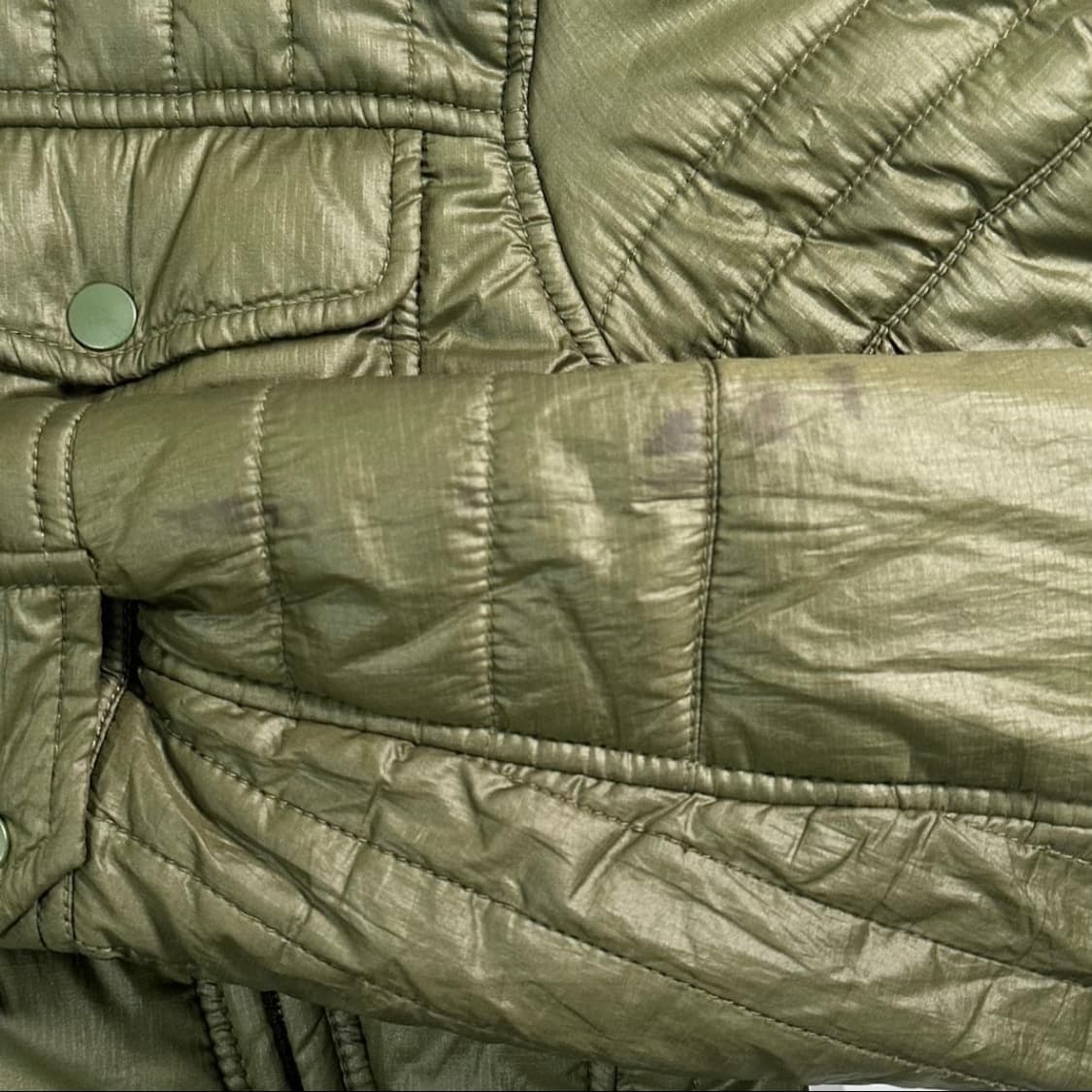 디젤 카키 바이커 자켓 상품이미지5