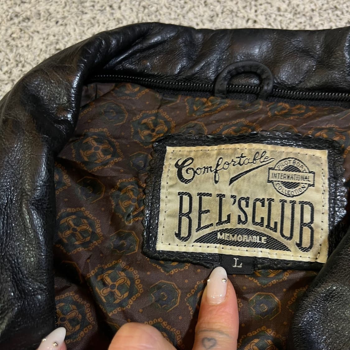 Vintage 빈티지 양가죽 봄버자켓 상품이미지3