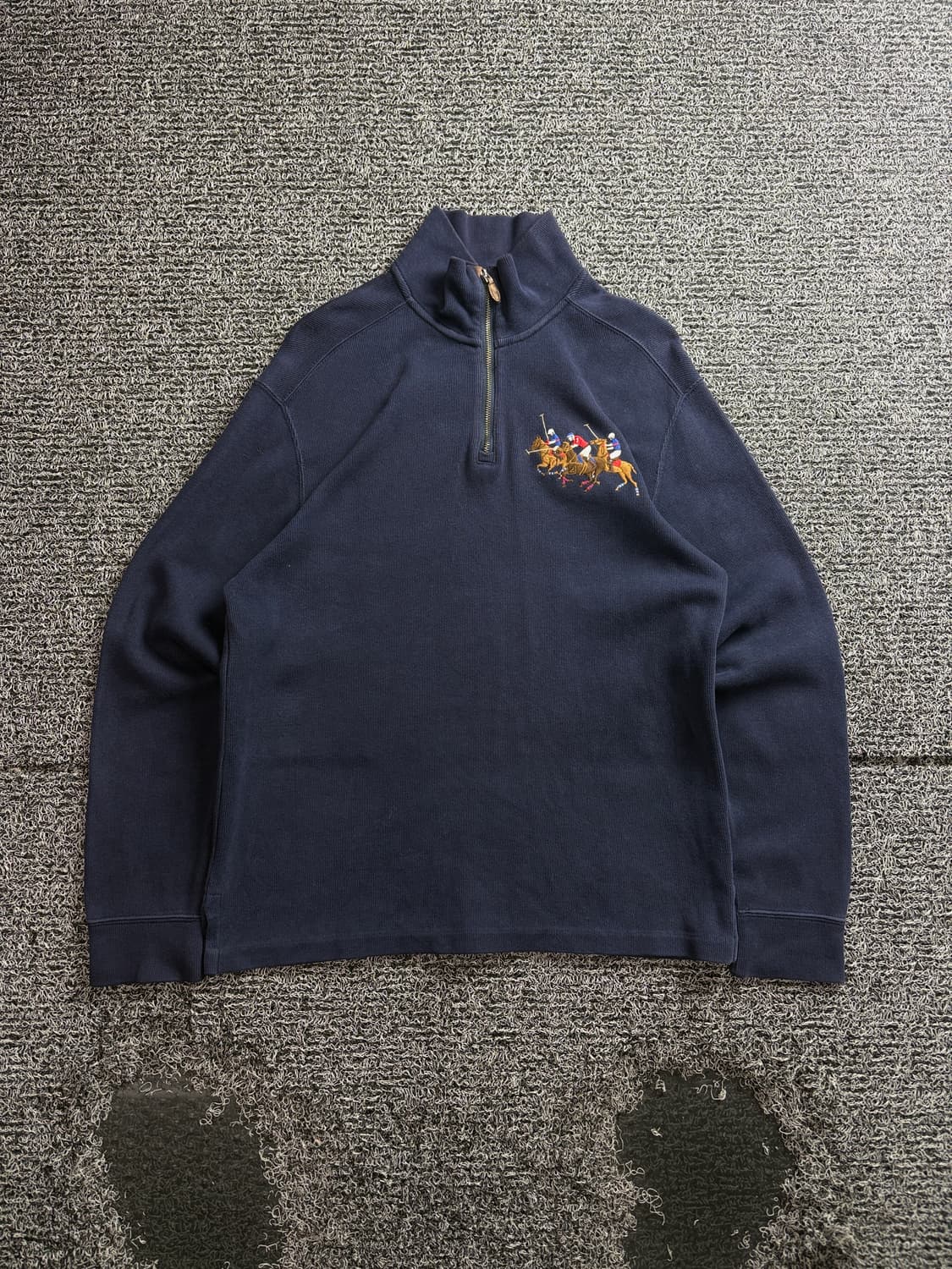 폴로 랄프로렌 빅로고 하프 집업 니트 4114 상품이미지2