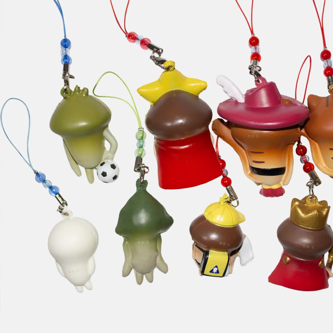 나메코 스퀴시 비즈 스트랩 키링 13종 상품이미지5