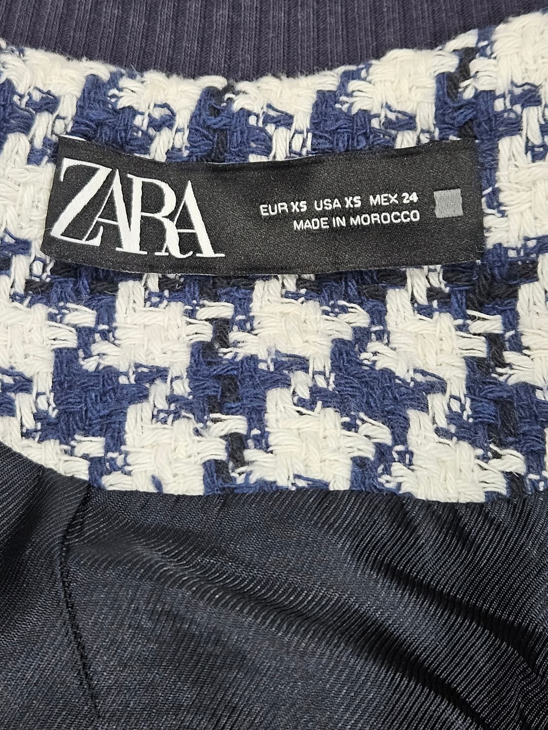 자라(ZARA) 하운드투스 스트럭처 봄버 자켓 xs 상품이미지2