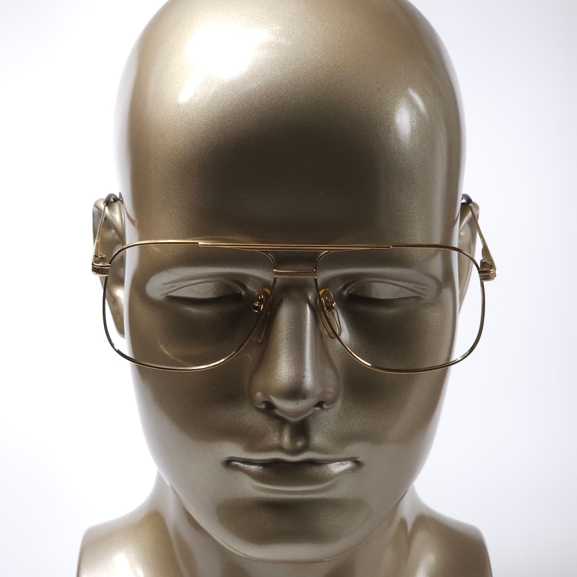 80년도 18K 도금 올드빈티지 투브릿지 안경 상품이미지10