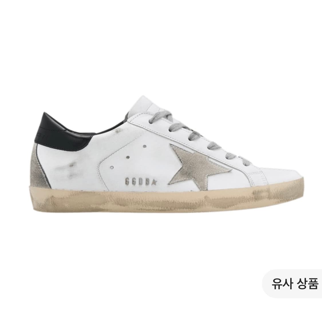 골든구스 여성  슈퍼스타 스니커즈 화이트 블랙탭 37 240 상품이미지1