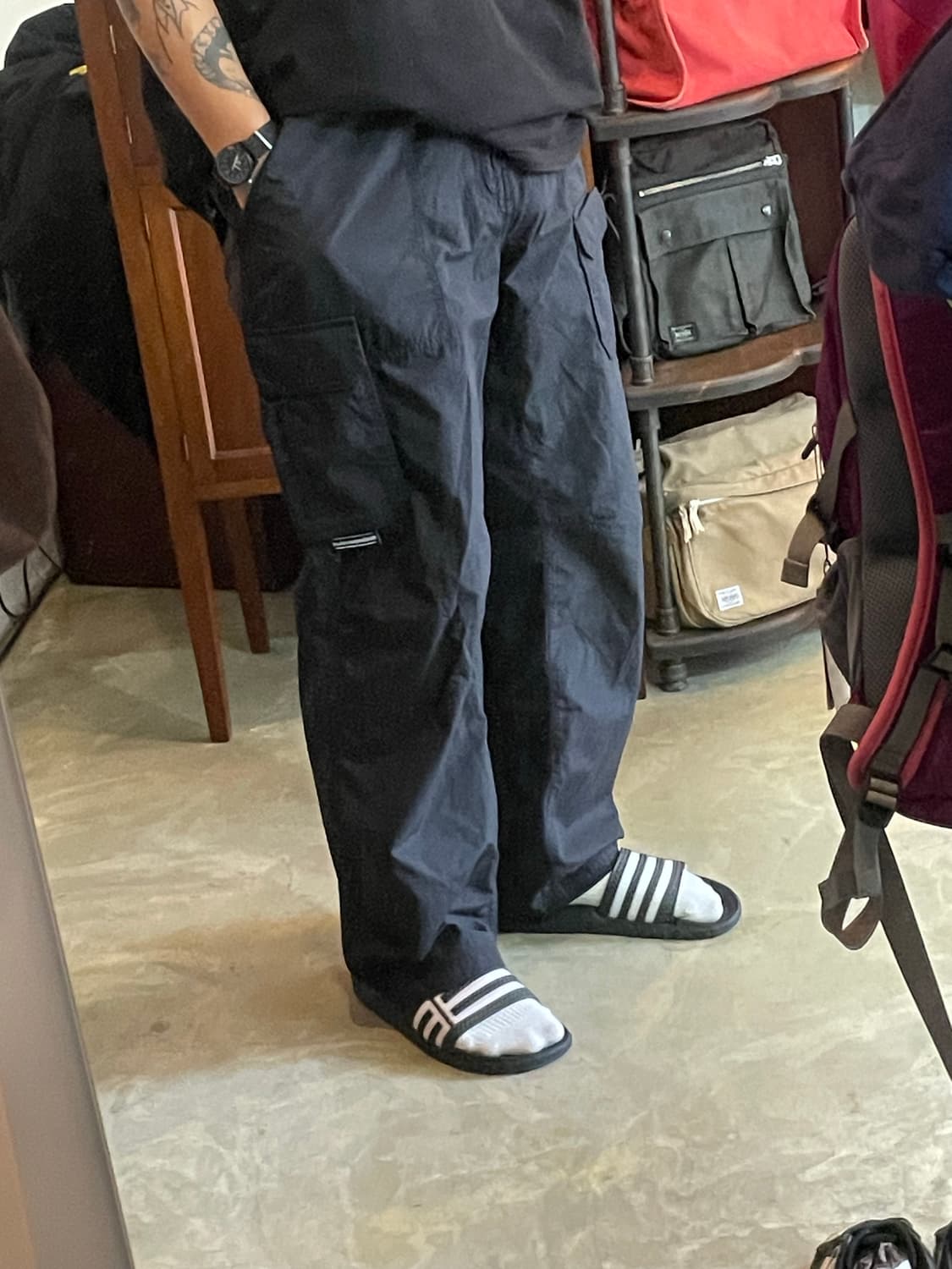 디스이즈네버댓 나일론 카고 팬츠 L 상품이미지7