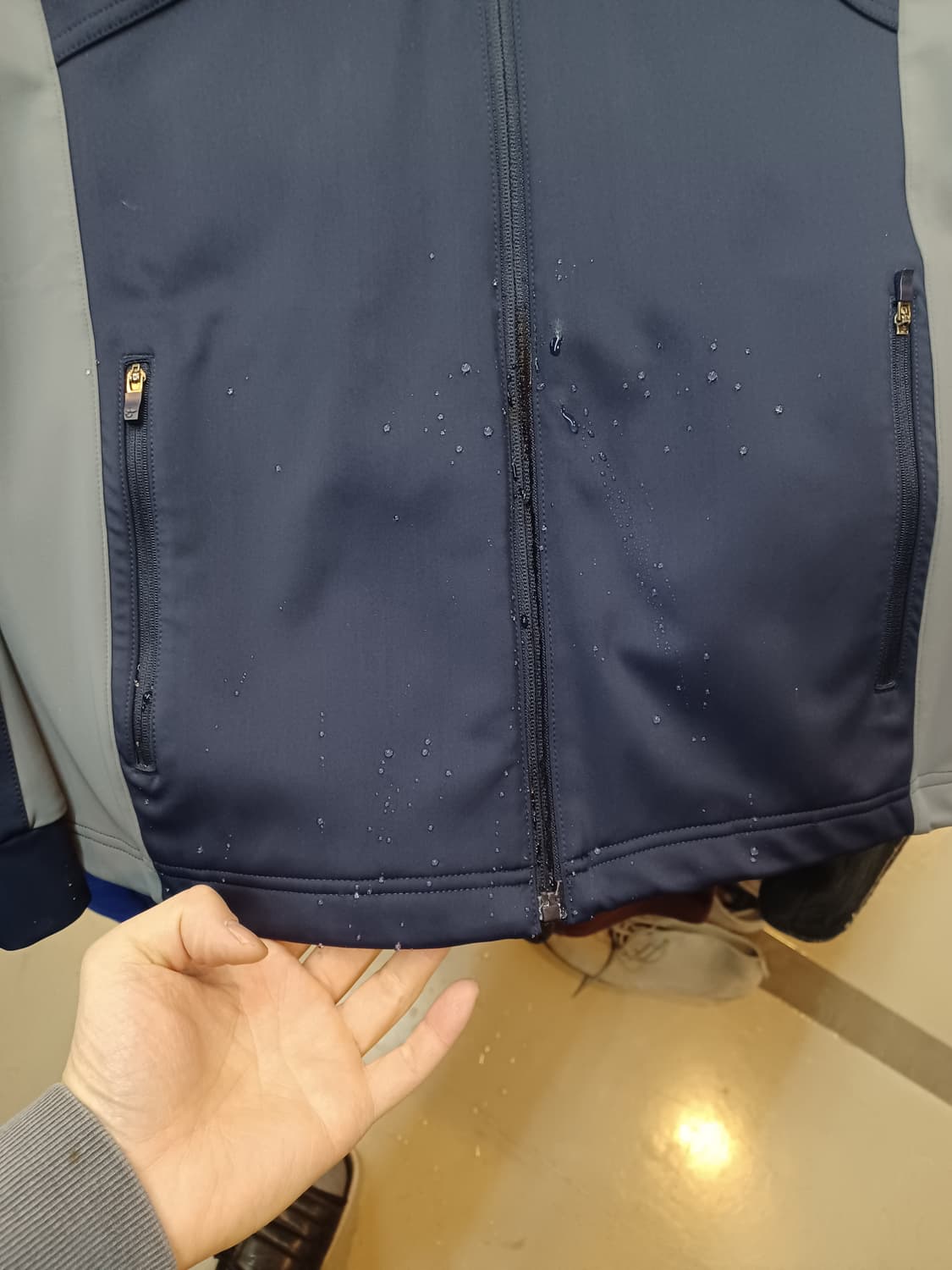 네파 러닝 안감기모 방수 후디자켓 m 상품이미지8