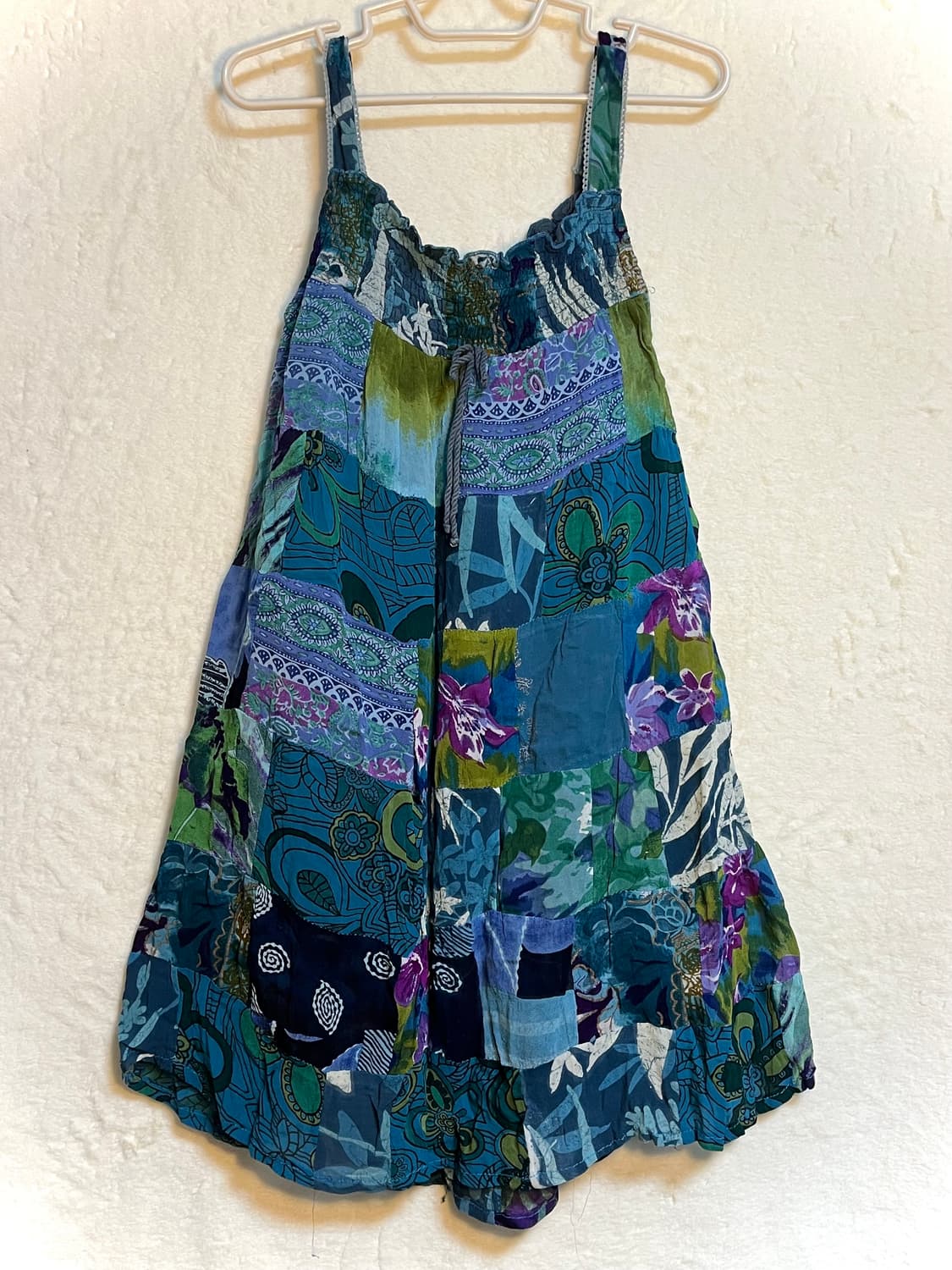 빈티지 히피 패치 나시 원피스 상품이미지1