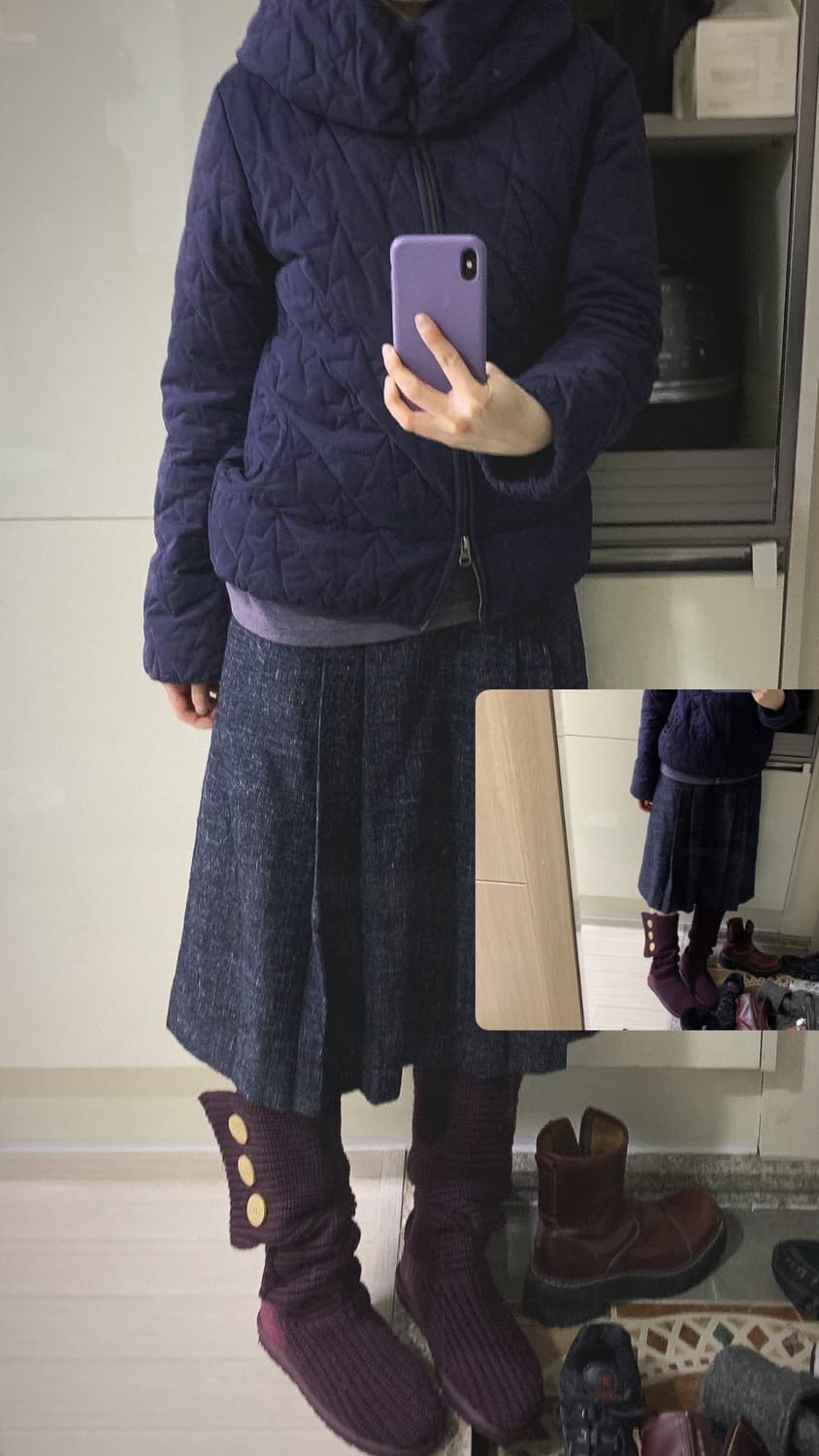 X-girl highneck star padding 상품이미지7