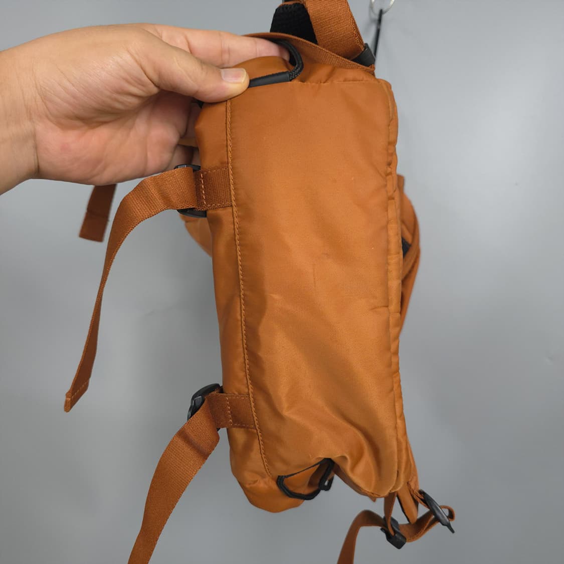 만다리나덕 Mandarina Duck 오렌지 나일론 백팩 상품이미지4