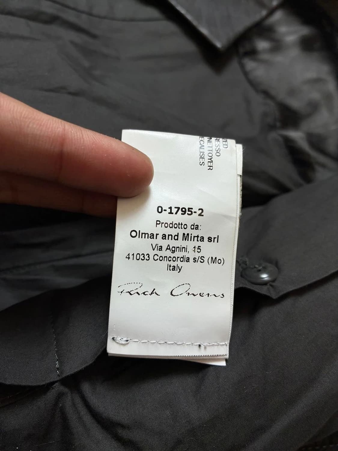 릭오웬스 Rick Owens 13FW 락 펑크 양가죽 코트 PN8942 상품이미지9