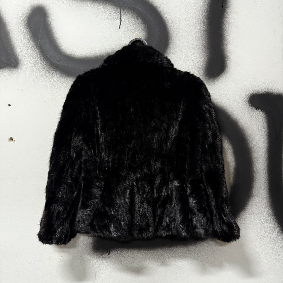 VTG 빈티지 리얼 밍크 블랙 퍼자켓 상품이미지2