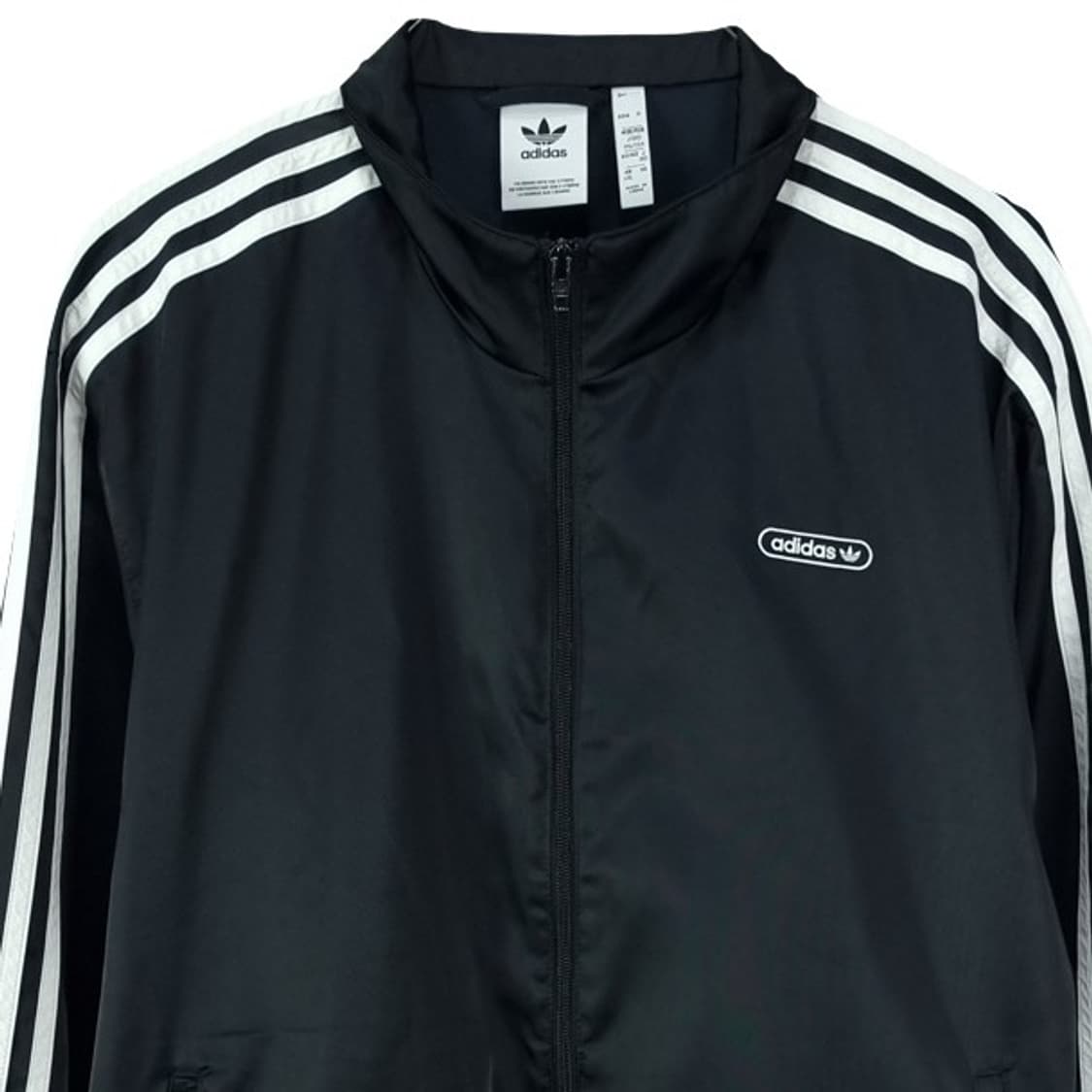 [아디다스] 사틴 파이어버드 져지 트랙탑 집업 자켓 블랙 M18901 상품이미지4